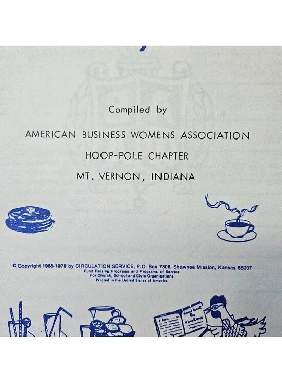 Favorite recipes vintage 1980s cookbook ABWA cottagecore grannycore spiralbound - Picture 2 of 16